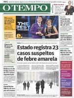 Capa do jornal Jornal O Tempo 10/01/2017