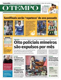 Capa do jornal Jornal O Tempo 10/04/2017