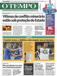 Capa do jornal Jornal O Tempo 10/07/2017
