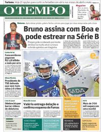 Capa do jornal Jornal O Tempo 11/03/2017