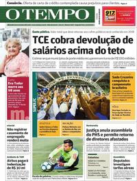 Capa do jornal O Tempo 11/12/2017