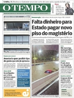 Capa do jornal Jornal O Tempo 13/01/2017