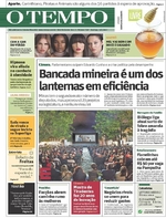 Capa do jornal Jornal O Tempo 15/01/2017