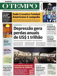 Capa do jornal Jornal O Tempo 25/06/2017