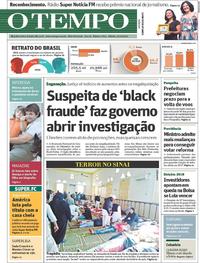 Capa do jornal O Tempo 25/11/2017
