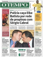 Capa do jornal Jornal O Tempo 27/01/2017