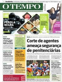 Capa do jornal O Tempo 29/10/2017