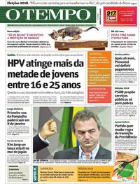 Capa do jornal O Tempo 29/11/2017