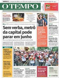 Capa do jornal O Tempo 04/02/2018