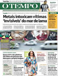 Capa do jornal O Tempo 04/11/2018