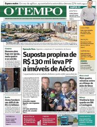 Capa do jornal O Tempo 12/12/2018