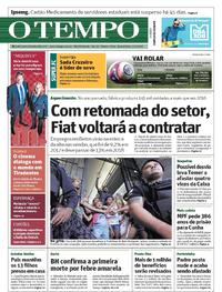 Capa do jornal O Tempo 17/01/2018