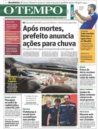 Capa do jornal O Tempo 17/11/2018