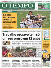 Capa do jornal O Tempo 19/02/2018