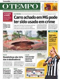 Capa do jornal O Tempo 19/03/2018