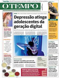 Capa do jornal O Tempo 22/04/2018