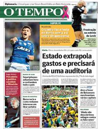 Capa do jornal O Tempo 22/10/2018