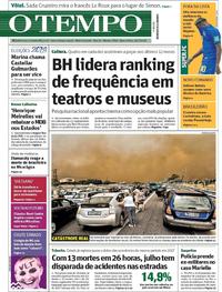 Capa do jornal O Tempo 25/07/2018