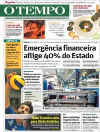 Capa do jornal O Tempo 25/11/2018