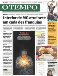 Capa do jornal O Tempo 29/04/2018