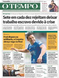Capa do jornal O Tempo 01/04/2019