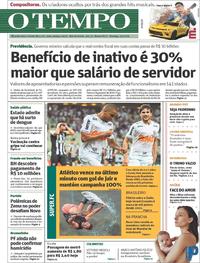 Capa do jornal O Tempo 05/05/2019