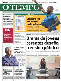 Capa do jornal O Tempo 06/05/2019