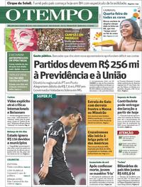 Capa do jornal O Tempo 07/03/2019