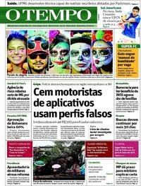 Capa do jornal O Tempo 27/02/2019