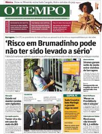 Capa do jornal O Tempo 29/03/2019