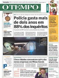 Capa do jornal O Tempo 02/06/2019