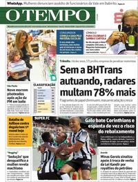 Capa do jornal O Tempo 02/12/2019