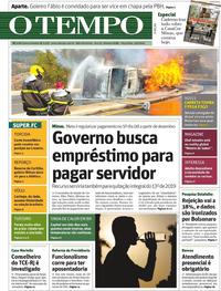 Capa do jornal O Tempo 03/09/2019