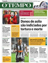 Capa do jornal O Tempo 03/10/2019