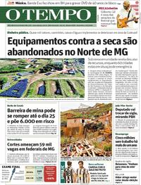 Capa do jornal O Tempo 17/05/2019