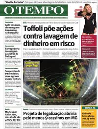Capa do jornal O Tempo 17/07/2019