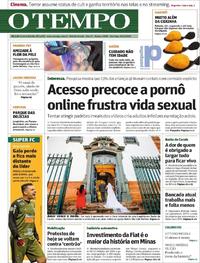 Capa do jornal O Tempo 26/05/2019