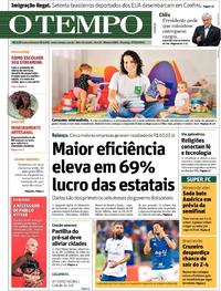 Capa do jornal O Tempo 27/10/2019