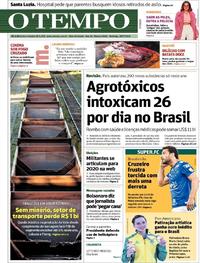 Capa do jornal O Tempo 28/07/2019