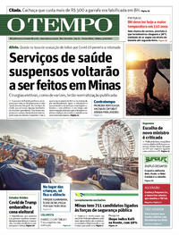 Capa do jornal O Tempo 03/10/2020