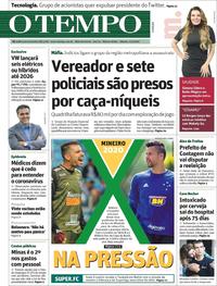 Capa do jornal O Tempo 07/03/2020