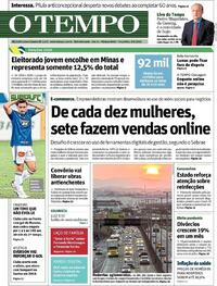 Capa do jornal O Tempo 08/09/2020