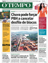 Capa do jornal O Tempo 12/02/2020