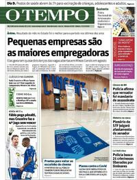 Capa do jornal O Tempo 17/10/2020