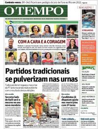 Capa do jornal O Tempo 17/11/2020