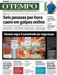 Capa do jornal O Tempo 21/11/2020