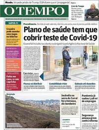 Capa do jornal O Tempo 30/06/2020