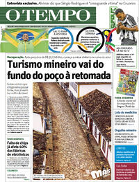 Capa do jornal O Tempo 02/08/2021