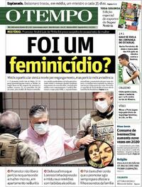 Capa do jornal O Tempo 05/04/2021