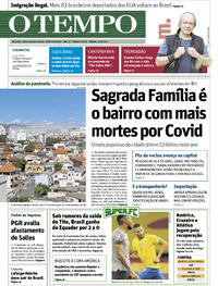 Capa do jornal O Tempo 05/06/2021
